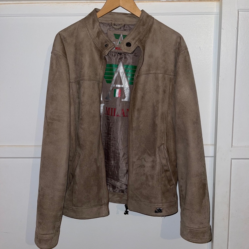GMILANO Alcantara leather jacket